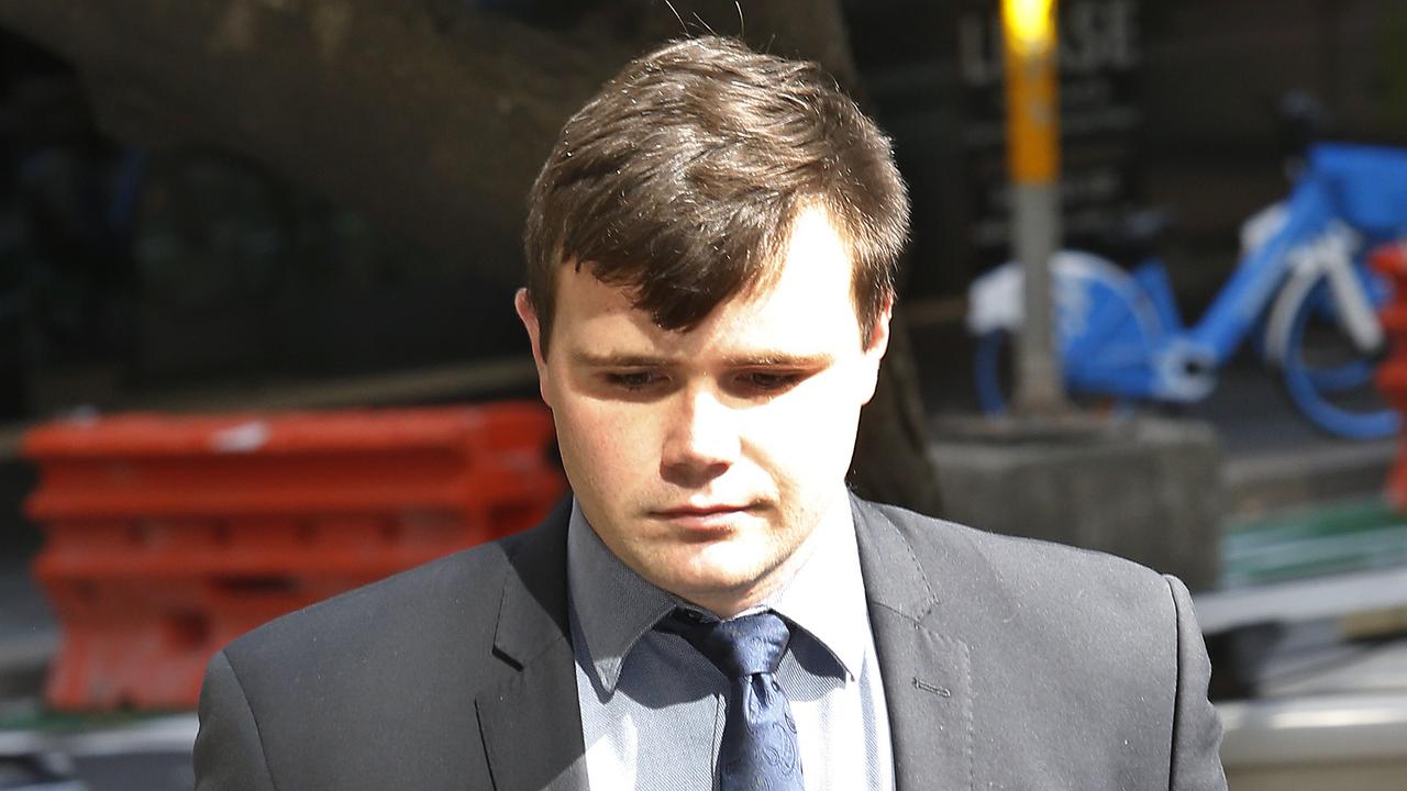 Former constable Nicholas Filmer has pleaded guilty to soliciting child abuse material and grooming a child for unlawful sex. Picture: NewsWire / John Appleyard