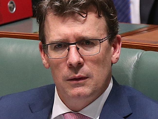 Alan Tudge in Question Time in the House of Representatives Chamber, Parliament House in Canberra. Picture Kym Smith