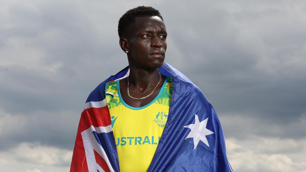 Australian track and field star Peter Bol. Picture: Michael Klein