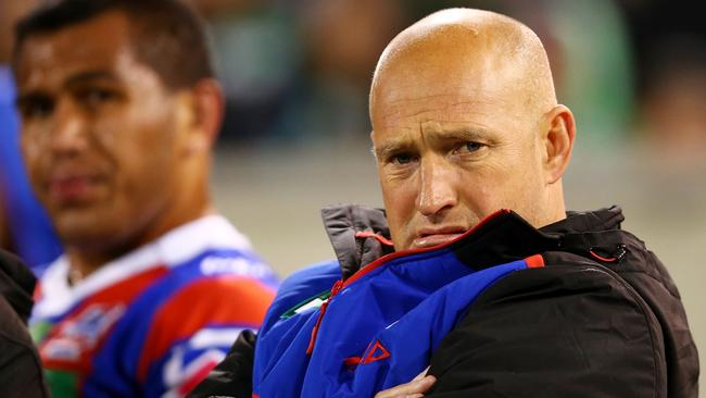 Knights coach Nathan Brown’s attack on Wayne Bennett was shameful, says Robert Craddock. (Mark Nolan/Getty Images)