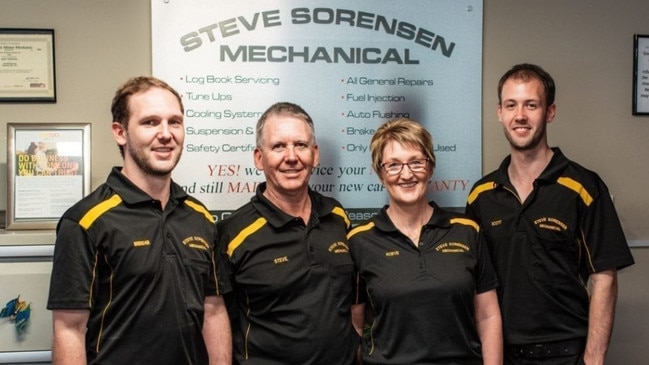 Logan's Best Mechanic 2022 has been named as Browns Plains business Steve Sorensen Mechanical. The family business is run by Steve and his two sons Scott and Brendan and wife Robyn.