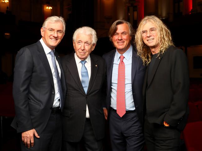 Spot the Lowy clan’s resident rock star. Photo: Hollie Adams/The Australian