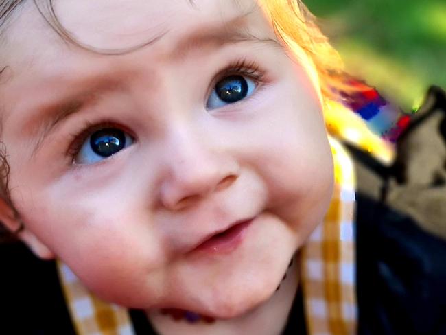 Kashmir Summers, Having a fun time playing outdoors. <b><a href="https://www.dailytelegraph.com.au/newslocal/blacktown-advocate/vote-help-us-find-the-cheekiest-toddler-in-nsw/news-story/9ae7eb32bd93be85a472b448d0c19dda">VOTE HERE </a></b>