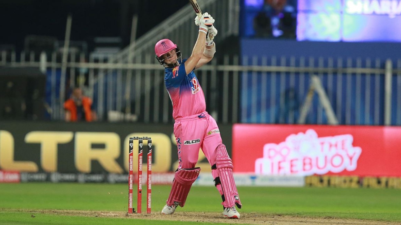 Steve Smith’s Rajasthan Royals completed the Indian Premier League’s highest-ever run chase (Photo: BCCI Twitter).