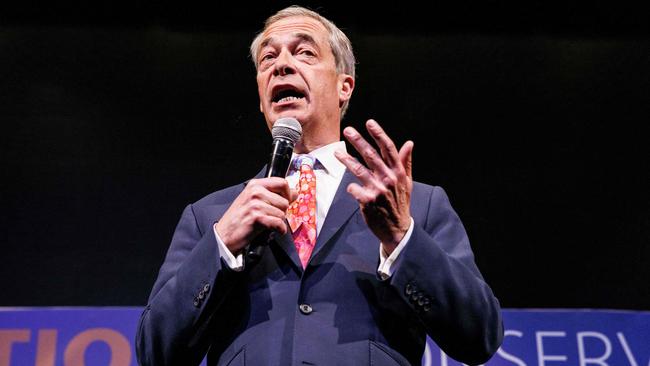 A summer campaign gives Nigel Farage less time to decide whether to return to electoral politics. Picture: AFP.