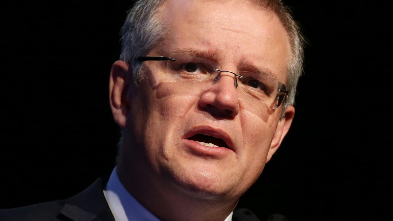 Then-Social Services Minister Scott Morrison in 2015. Picture: Steve Pohlner