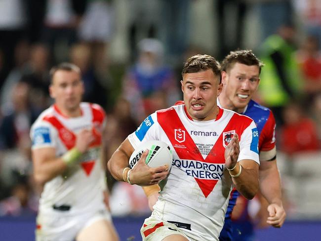 Nathan Lawson has earned a contract extension after playing just one NRL game. Picture: Getty Images
