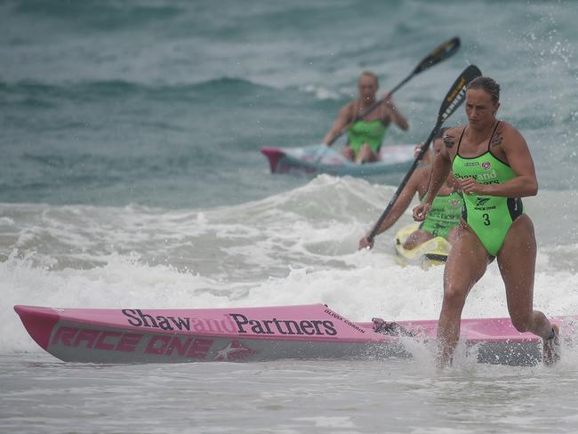 Olivia Corrin on Day 1 of the Shaw and Partners Iron Man /Woman Series at North Burliegh. Picture: Glenn Campbell