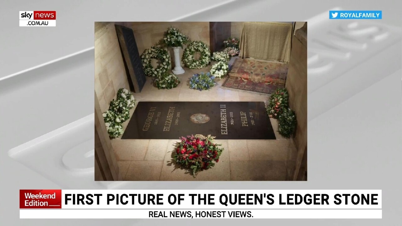 First picture of Queen's ledger stone released