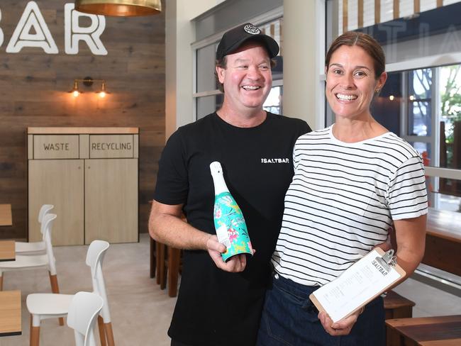 The Beach Grill and Salt Bar owners Jake and Nerida Baker are excited to launch the new look premise at  the Ballina Byron Gateway Airport after extensive renovations to the airport.