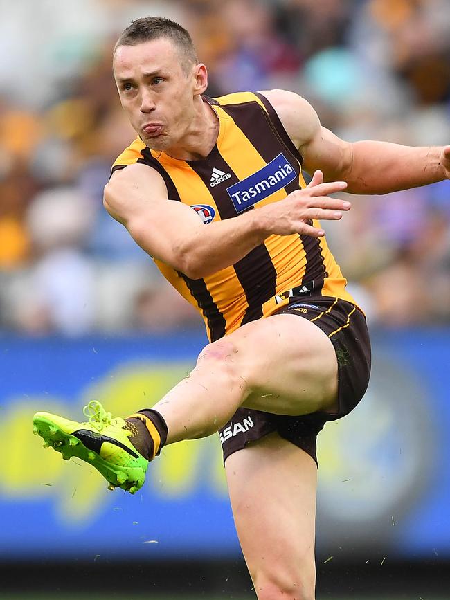 Tom Scully in his Hawthorn debut.