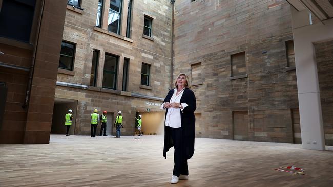 Australian Museum CEO Kim McKay oversees the $50m renovation in Sydney. Picture: Jane Dempster