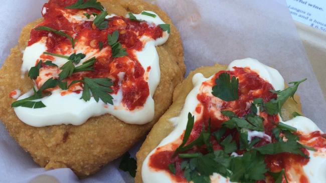 Langos from the Hungarian Street Food stall.