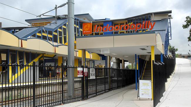 The teen was assaulted at Indooroopilly Train Station.