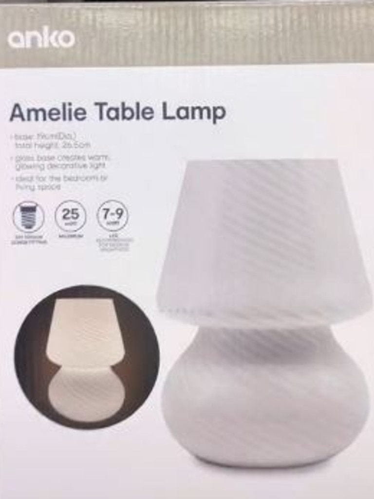 Table best sale lamps kmart