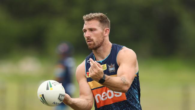 Bryce Cartwright is putting in the hard work this pre-season in the hopes of securing a second-row position with the Titans. 