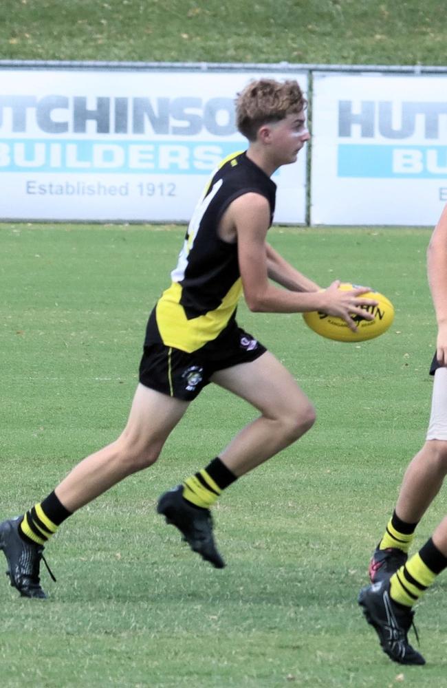 Hermit Park Tigers junior Aussie rules star Ari Baban. Picture: John Zohn.
