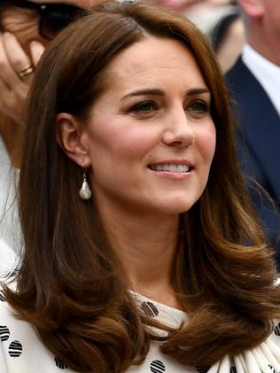 Catherine, Duchess of Cambridge attends day twelve of the Wimbledon Lawn Tennis Championships. Picture: Clive Mason/Getty Images.