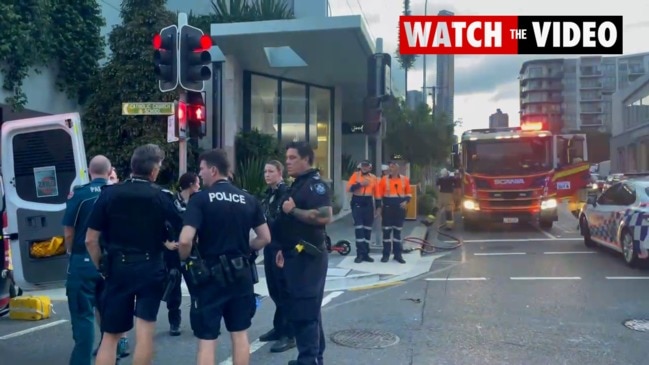 Scene of e-scooter collision, Fortitude Valley