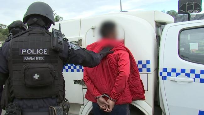 The 17-year-old arrested on Sunday at a house in Ingleburn. Picture: NSW Police