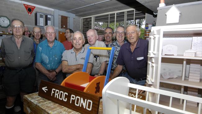 The men’s shed is struggling to keep up with demand for new members.