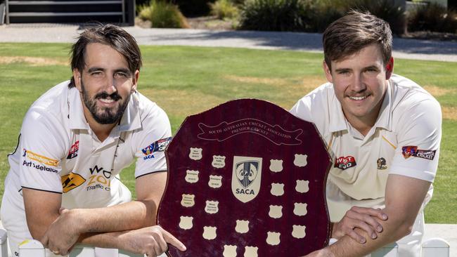 Cam Valente and Jake Winter ahead of the weekend’s big clash. Both players have been in top form heading into the grand final. Picture: Kelly Barnes