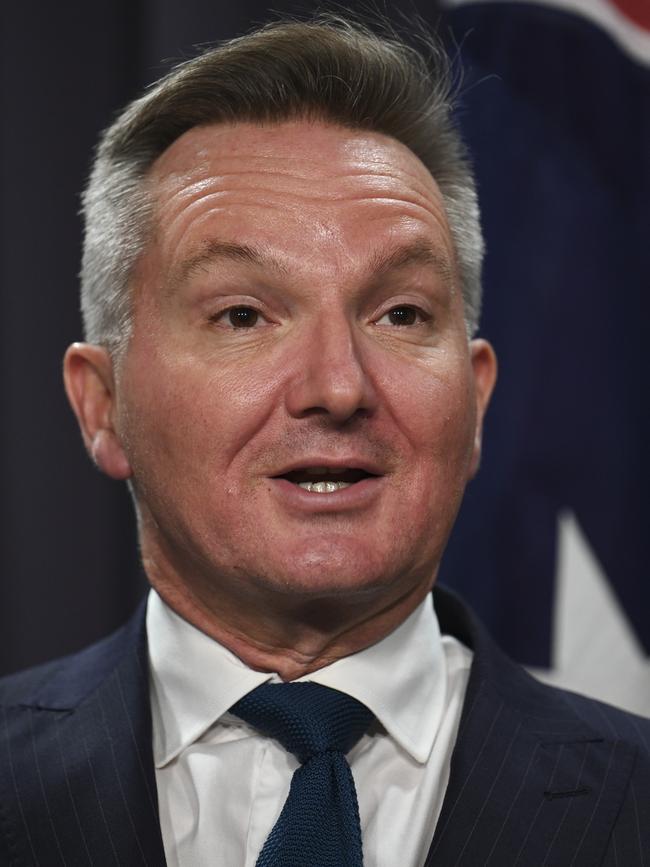 Energy Minister Chris Bowen.