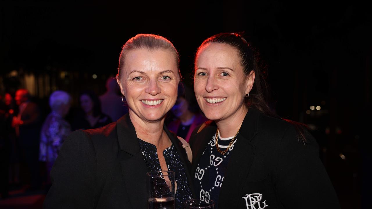 Jennine Tax and Amy Watts at the Bleach program launch 2024 at HOTA for Gold Coast for Gold Coast at Large. Picture, Portia Large.