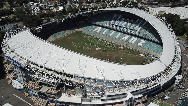 The disused stadium. Picture: Toby Zerna