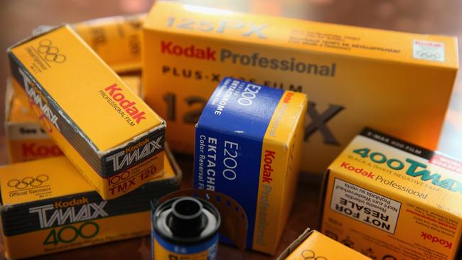 A once familiar sight – Kodak film. Picture: AFP