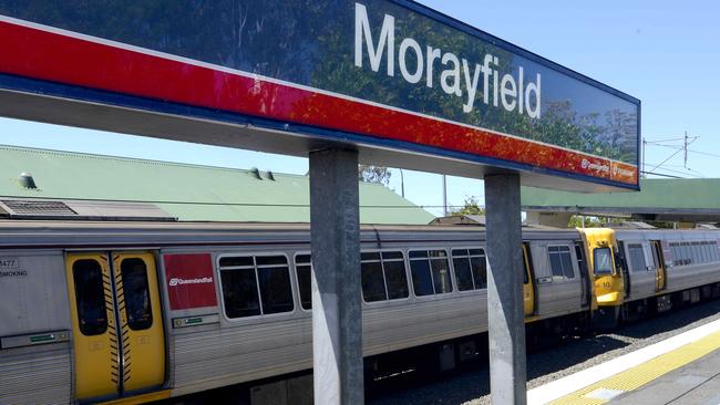 Morayfield train station which is set for a huge upgrade. (Picture: Brad Cooper)