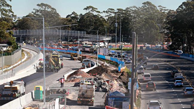 Hospital roadworks are impacting the future of childcare centres. Picture: Adam Yip / Manly Daily