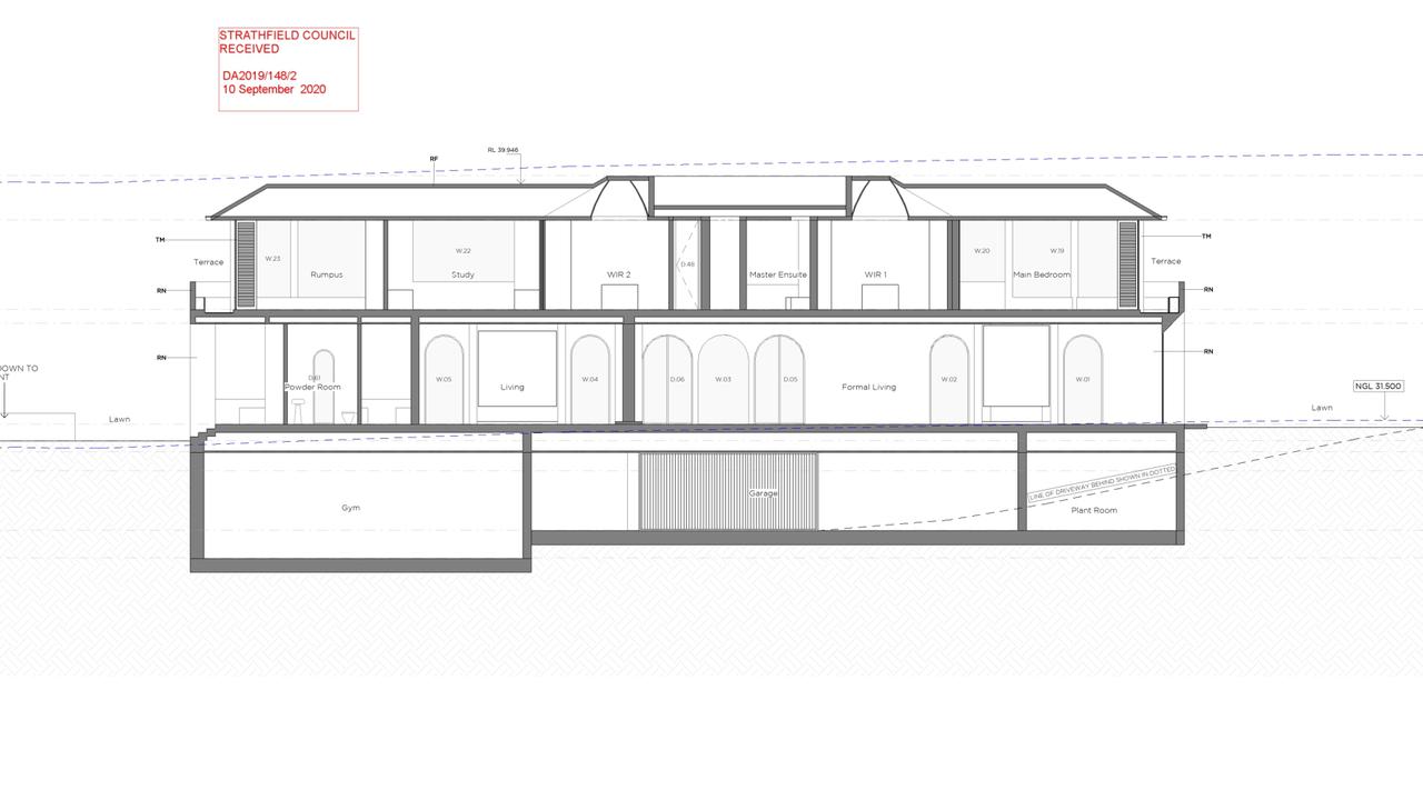 Render of 'Redmyre' property designed for a member of the Tartak family by Rob Mills Architecture.