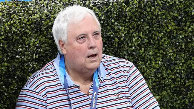 Clive Palmer pictured last week at the Commonwealth Games on the Gold Coast. Picture: Getty Images