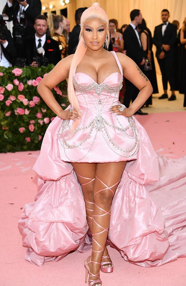 Nicki Minaj at the 2019 Met Gala. Picture: Dimitrios Kambouris/Getty Images for The Met Museum/Vogue