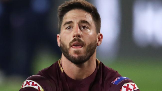 SYDNEY, AUSTRALIA — JUNE 24: Ben Hunt of the Maroons looks dejected at full-time during game two of the State of Origin series between the New South Wales Blues and the Queensland Maroons at ANZ Stadium on June 24, 2018 in Sydney, Australia. (Photo by Matt King/Getty Images)