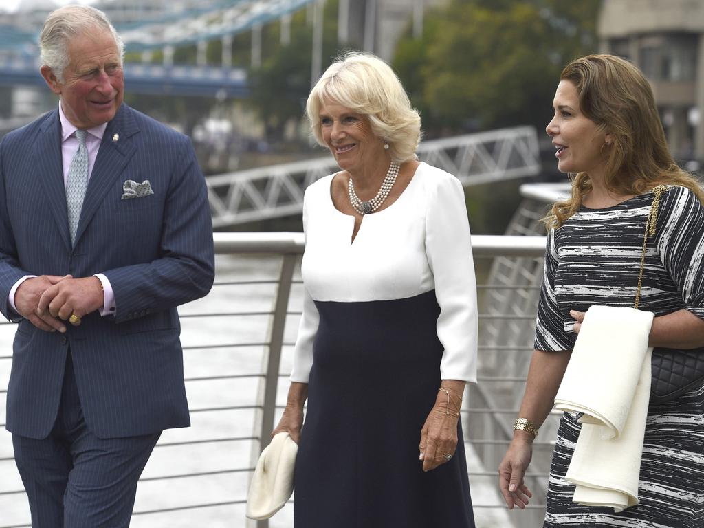 Princess Haya Bint Al Hussein, the estranged wife of the ruler of Dubai, is receiving some royal support for her court appearance. Picture: Kirsty O'Connor/PA via AP