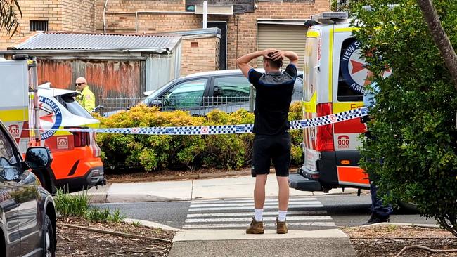 Police were told a man, aged in his 20s, was electrocuted before he fell off the roof of a building. Picture: TNV