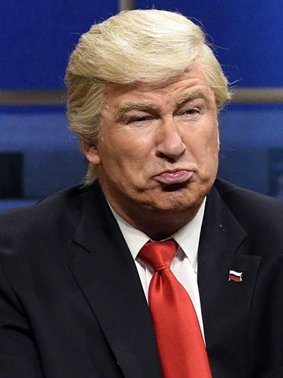 Alec Baldwin as Donald Trump.