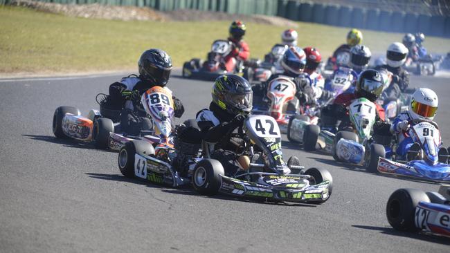 ON TRACK: The Warwick Kart Club say their events are still going strong, despite border closures and the threat of a second wave. Picture: contributed