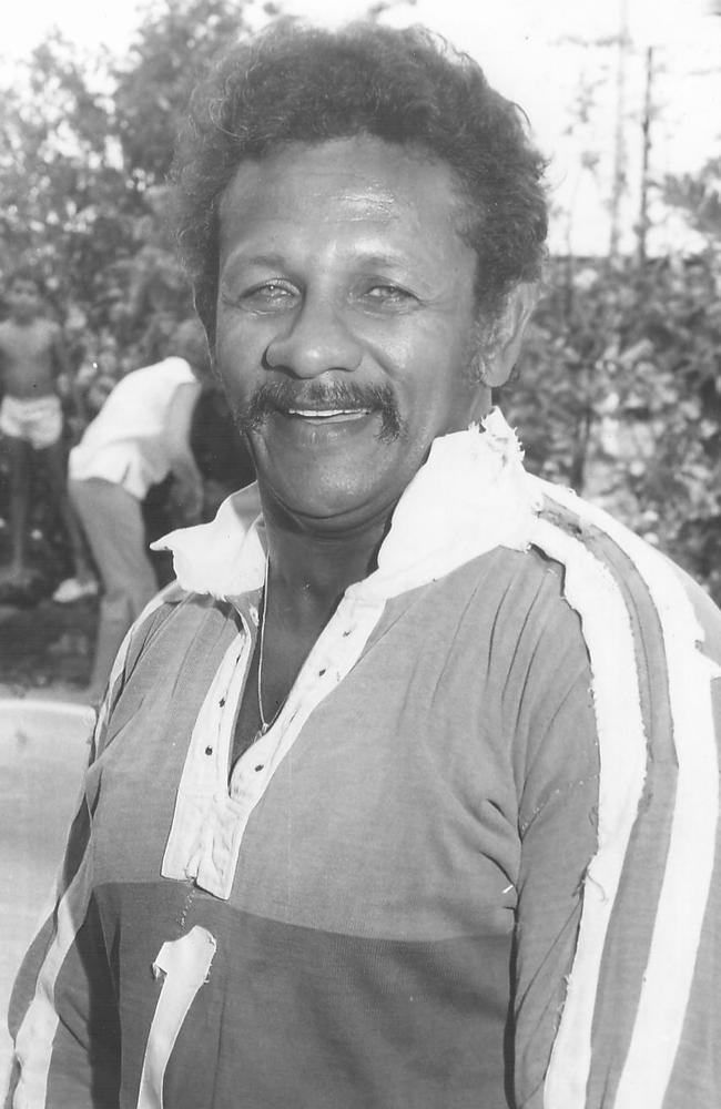 Rugby league player and coach Phil de la Cruz in 1987.