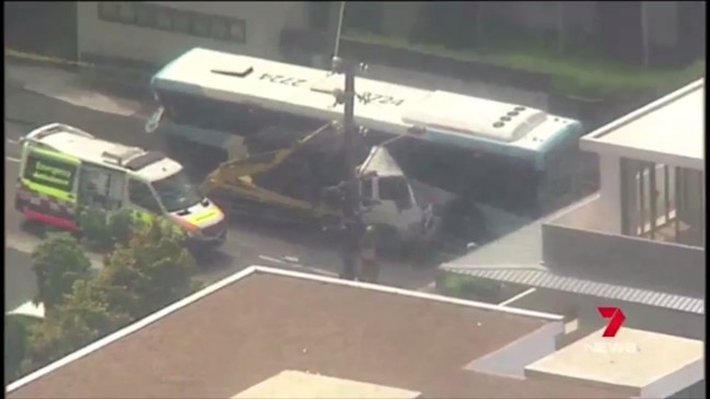 Massive bus crash in Sydney