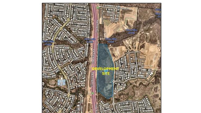 Living Gems over-50s lifestyle resort community is planned between Hogarth Drive and the Townsville Ring Road at Bohle Plains. Picture: Supplied.