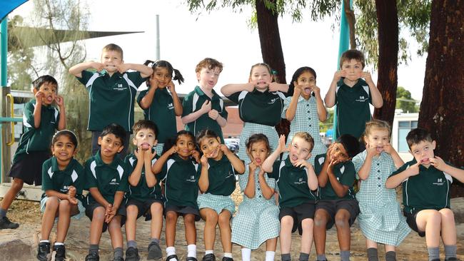 Nazareth Catholic Primary School 2025 Foundation JN front Naeha Babu, Ryan Pradeep, Joey Monea, Charlotte Matthew, Mehar Saggu, Imani Rodriguez, Thomas Melville, Naithan Siju, Matilda Evans, Tex OÃ•Neill. Back Zari Jayasuriya, Thomas Bourke, Ann Lia Melbin, Navy Bundy, Eleanor Donaldson, Mia Jerin, Padraig Mahon