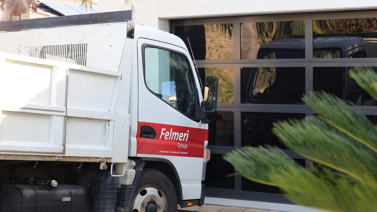 A branded truck parked outside Felmeri Director Frank Felmeri’s (senior) home. Image/Russell Millard Photography