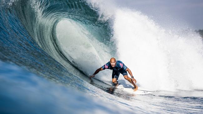 Kelly Slater has been given a wildcard to remain on the main tour. Picture: Matt Dunbar/World Surf League via Getty Images