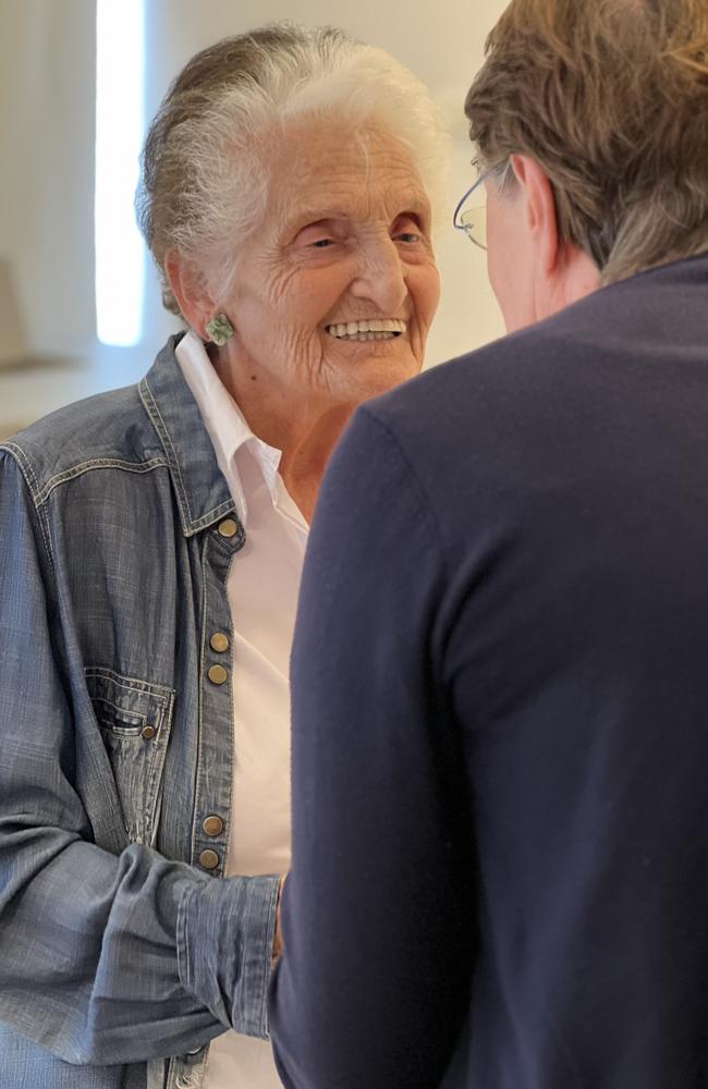 Berthe Badehi, 91, she is still telling her story of survival from the Holocaust. Photo: Mark Furler