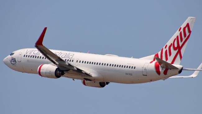 Virgin Australia plane departing from Brisbane Airport Picture: David Clark Photography