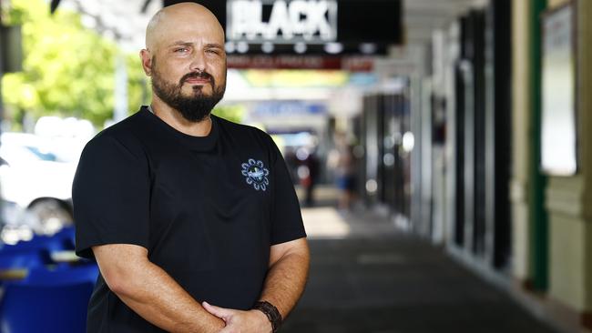 Fire Project co-ordinator Marc Harbrow ran the The Fire Project, helping and guiding youths frequenting the Cairns CBD, until QPS funding was exhausted in October. Picture: Brendan Radke