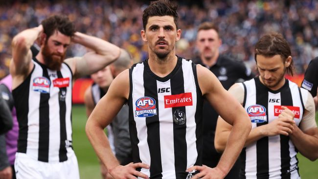 Scott Pendlebury was playing through pain in 2018. Picture: Getty Images 